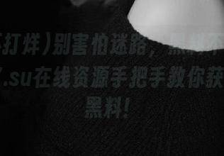 别害怕迷路，黑料不打烊tttzzz07.su在线资源手把手教你获取最新黑料！